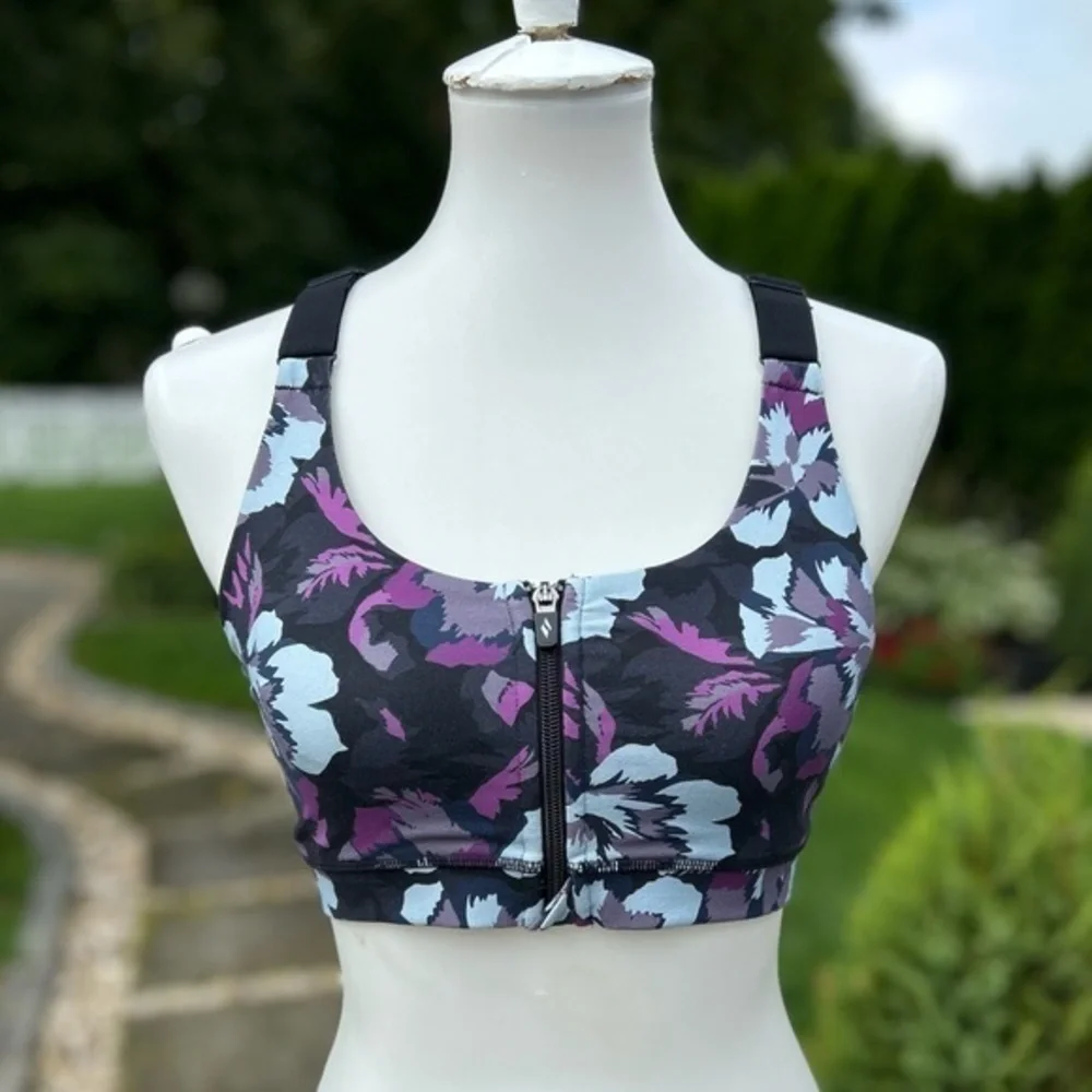 Sketchers Orchard bloom zip sports bra
